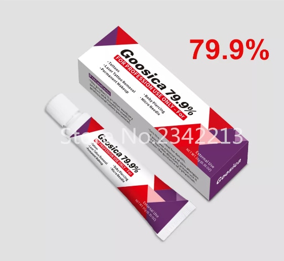 New Arrival 79.9% Goosica Tattoo Cream Before Permanent Makeup Slightly Edged Eyebrow Lips 10g