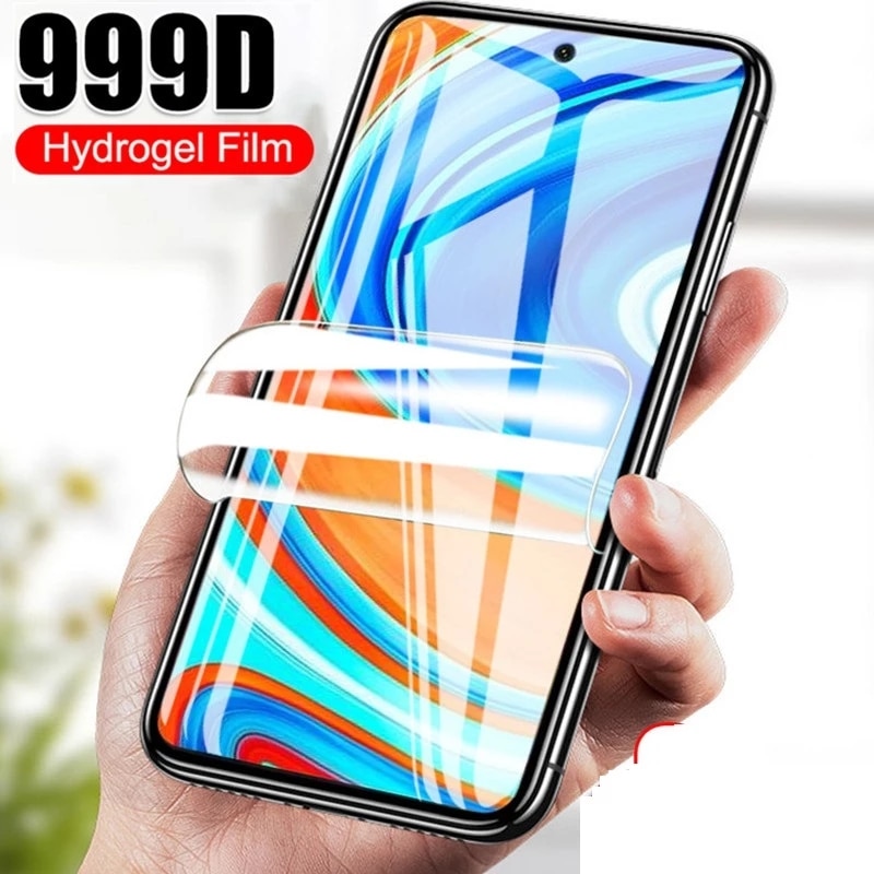 Screen Protector for Xiaomi Poco X3 Pro M3 F3 GT Hydrogel Film For Xiaomi Redmi Note 10 9 8 Pro 10s 9s 8T 8 7 9A 9 9C 9T Film