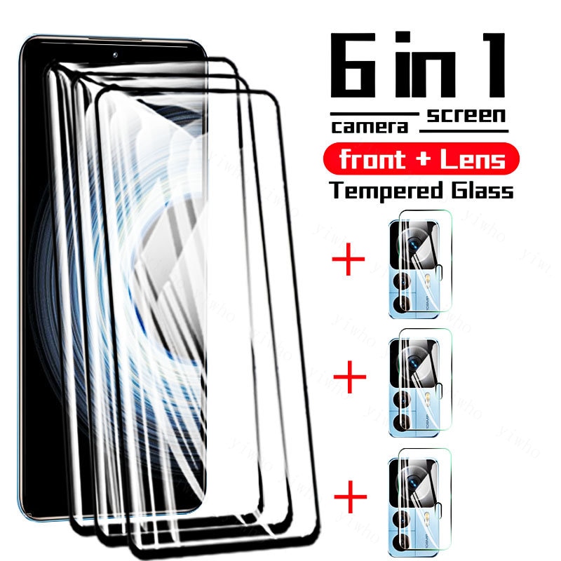 For Xiaomi Redmi K50 Ultra Glass for Redmi K50Ultra K50i K50 Pro Full Cover Glue Film Screen Protectors on RedmiK50 Gaming Lens