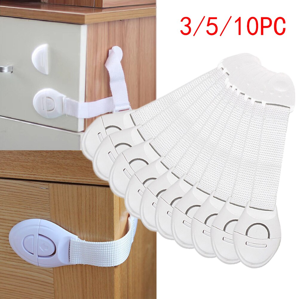 10/5/3Pcs/Lot Child Lock Protection Of Children Locking Doors For Children's Safety Kids Safety Plastic Protection Safety L