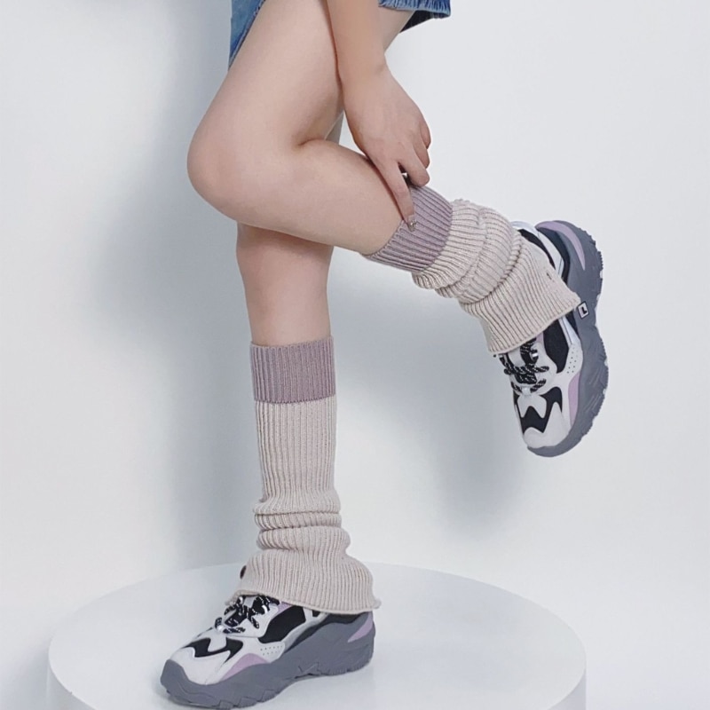Autumn Knitted Leg Cover Calf Sock Thin Y2k Hot Girl MosquitoRepellent Sock