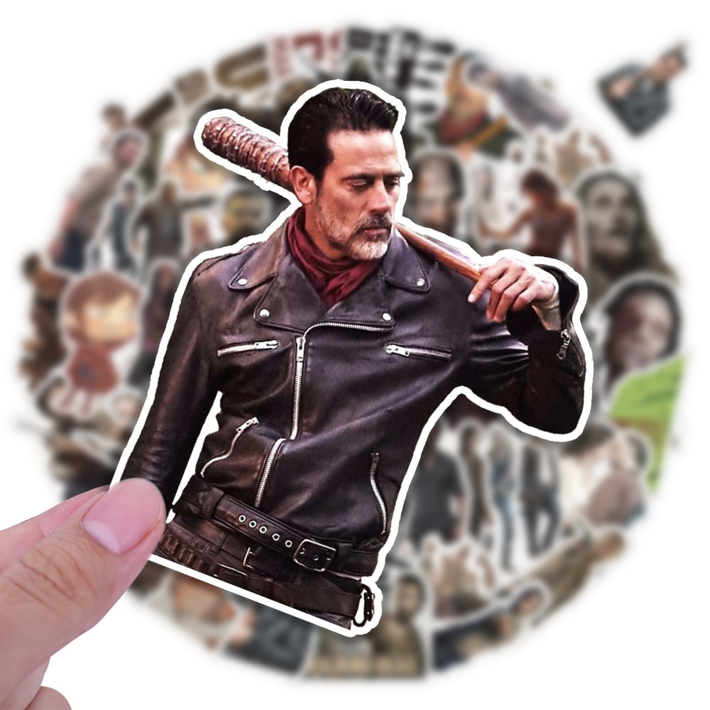 10/50PCS TV Show Walking Dead Stickers Snowboard Laptop Luggage Fridge Guitar Graffiti Waterproof Sticker Kid Classic Toy