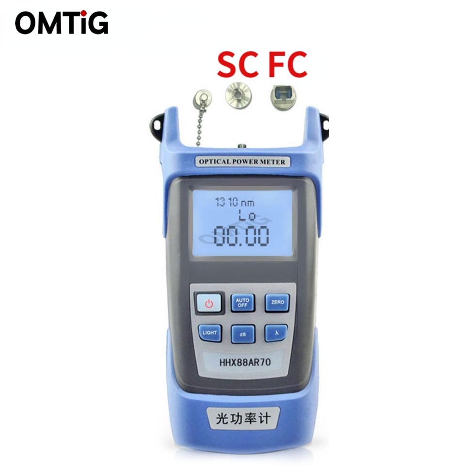 Mini Handheld Laser FTTH Fiber Optic Power Meter Cable Tester Visual Fault Locator