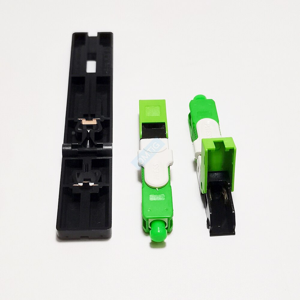 OMTiG FTTH ESC250D SC APC & SC UPC Single-Mode Fiber Optic Quick Connector FTTH SM Optic Fast Connectors