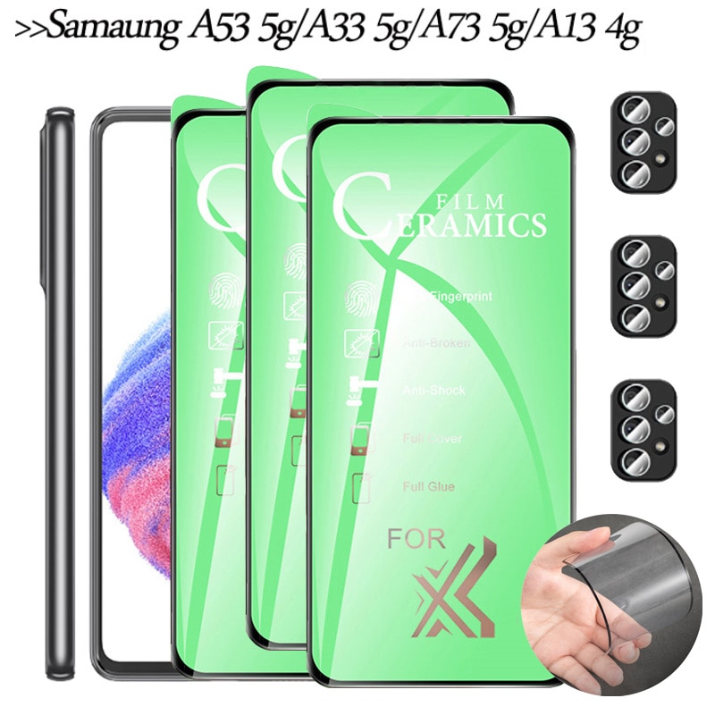 HD Ceramic, protection samsung galaxy a53 5g Ceramic Film /soft glass samsung a13 4g a53 a73 a33 5g Ceramic Protective Film for 
