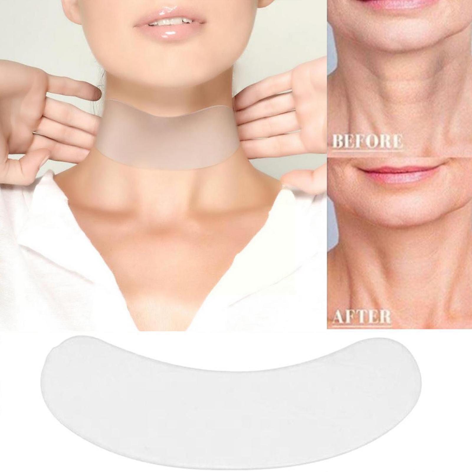 Silicone Anti-wrinkle Neck Sticker Reusable Silicone Neck Forehead Sticker Patches Eye Anti Rimpel Wrinkle Sticker Pads Rem U0X9