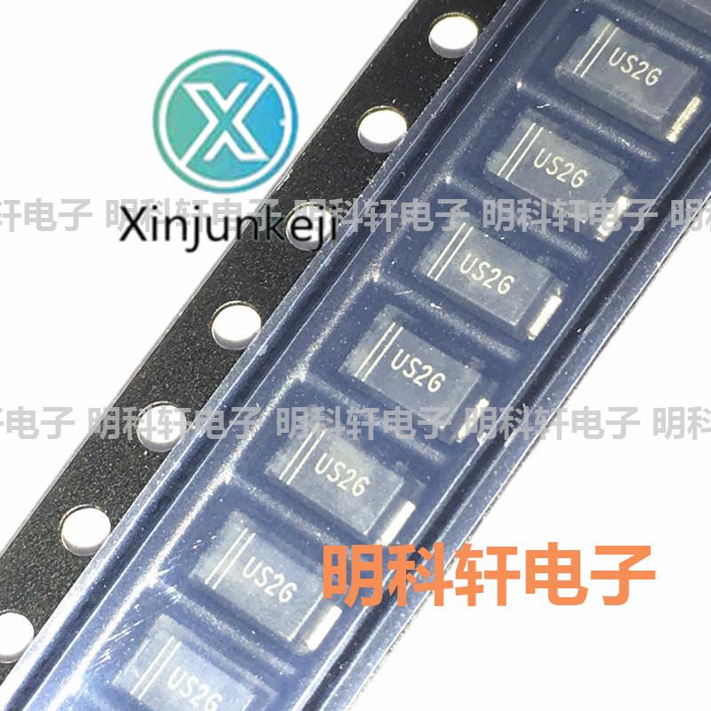 100pcs orginal new US2G SMA DO-214AC 400V/2A SMD Fast Recovery Diode