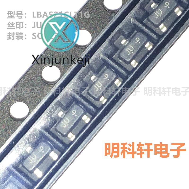 100pcs orginal new LBAS21CLT1G Silkscreen JU SOT23 225V/250mA SMD Switch Diode