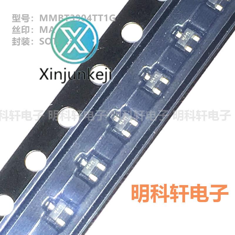 100pcs orginal new MMBT3904TT1G silk screen MA SOT523 40V/200mA NPN transistor SMD transistor