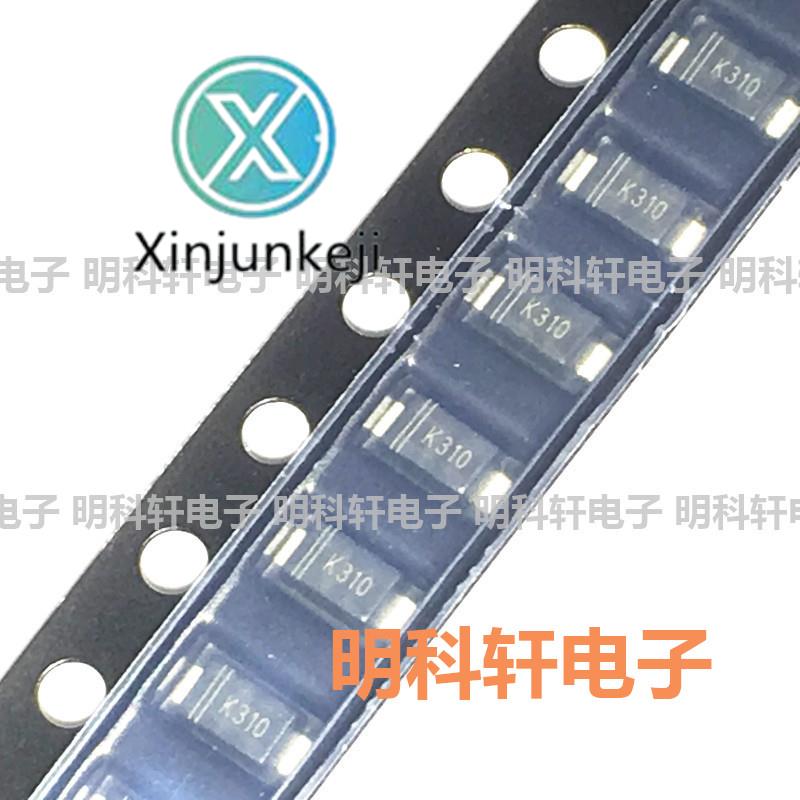 100pcs orginal new DSK310 silk screen K310 SOD123FL 100V 3A SMD Schottky diode