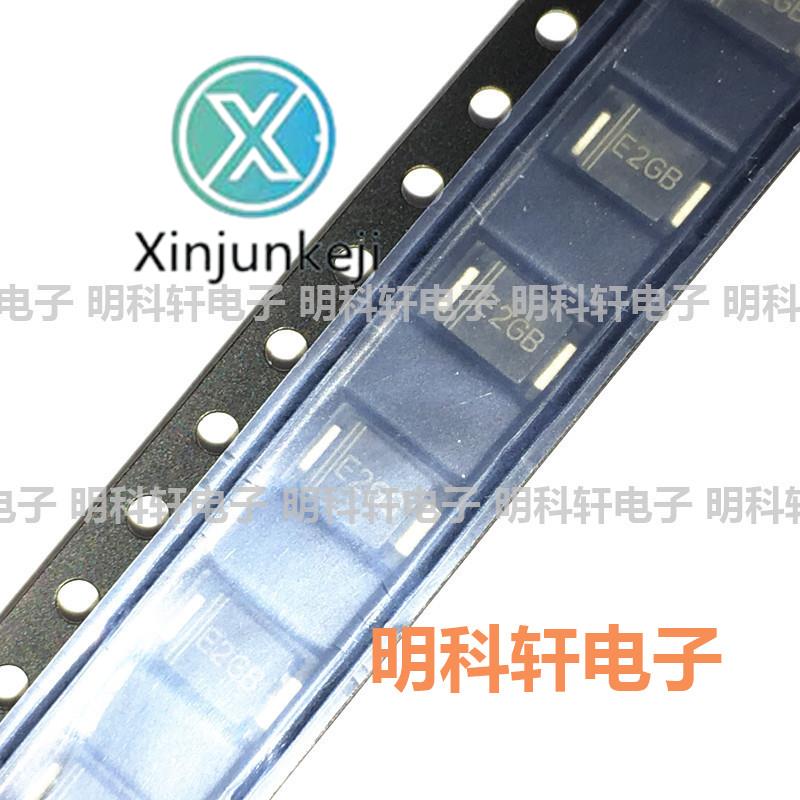 100pcs orginal new ES2GBF Silkscreen E2GB SMBF 400V/2A SMD Fast Recovery Diode