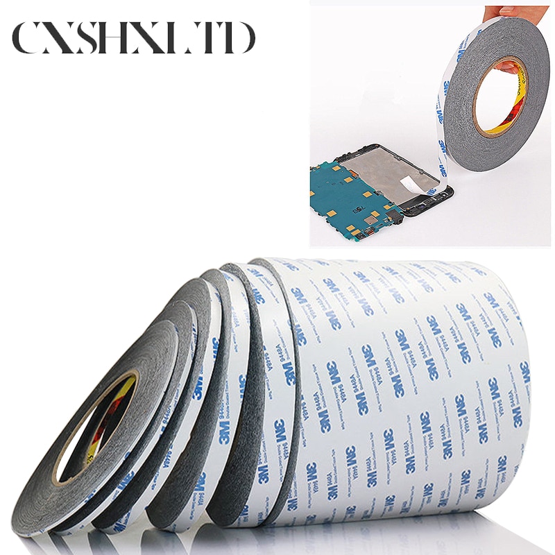 1mm-18mmx50meters Ultra Thin Black Double Sided Adhesive Tape For Mobile Phone Screen LCD Display Digitizer Repair
