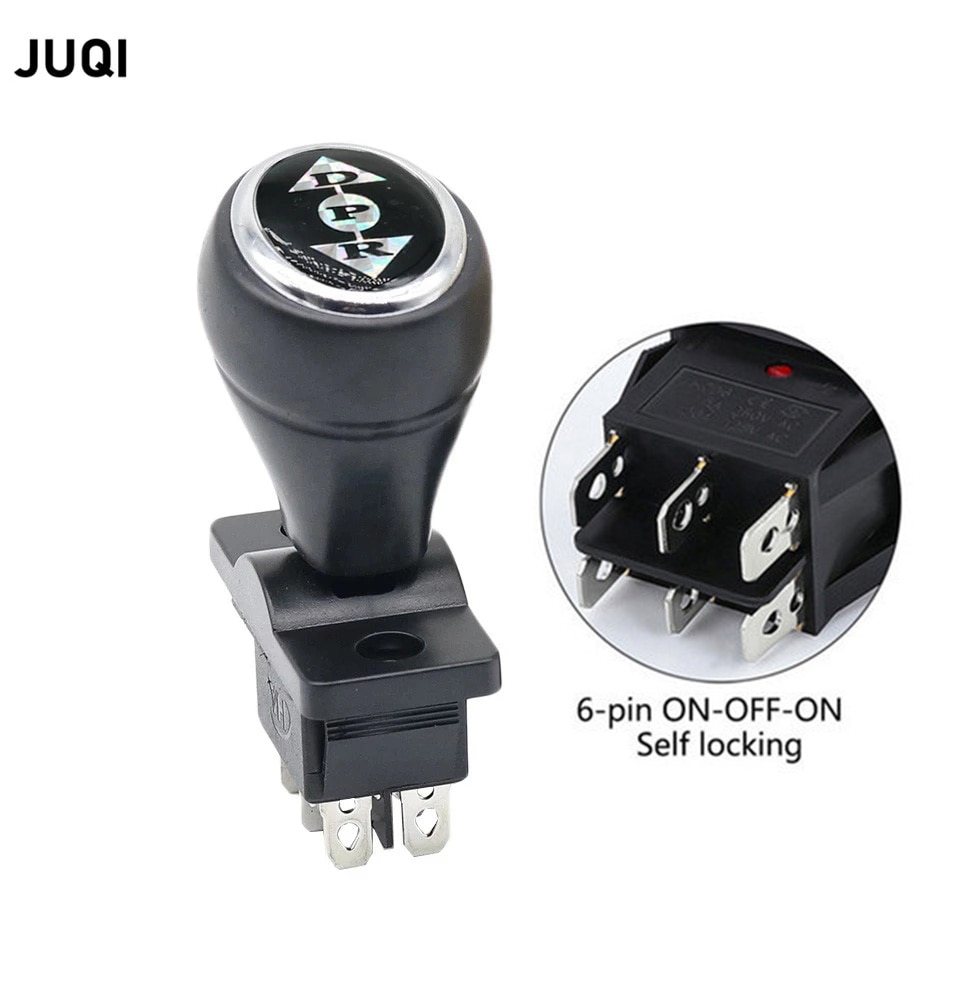 KCD4 children's electric car forward and backward stop switch ON-OFF-ON reverse handle toy car start toggle switch