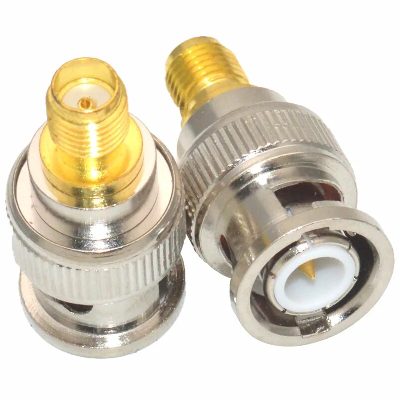 2pcs BNC male to SMA female BNC/SMA-JK Q9 BNC to SMA female adapter BNC walkie-talkie adapter