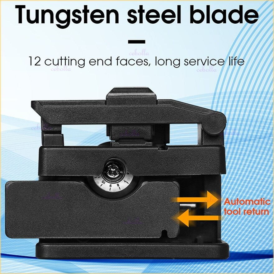 COMPTYCO Mini Cleaver Fiber Cleaver Three-in-one clamp ABS Material Fiber Optical Cleaver Tool Automatic tool return