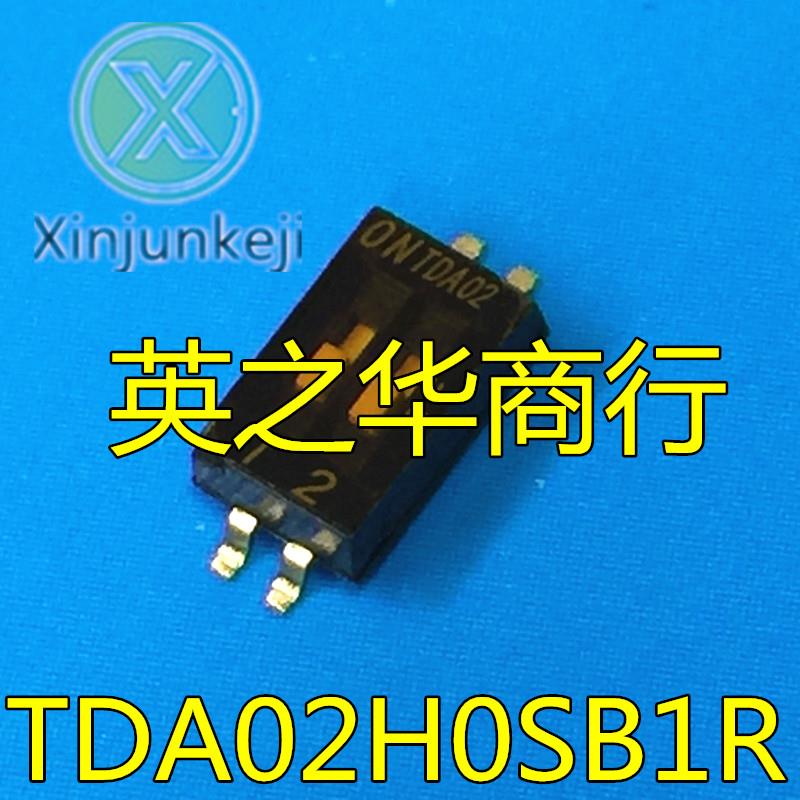 10pcs orginal new coding switch 2P 1.27 TDA02H0SB1R 2-bit 2-way DIP switch