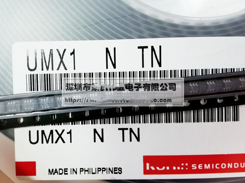 50PCS UMX1 N TN UMX1 N TN SOT363 triode Brand new original