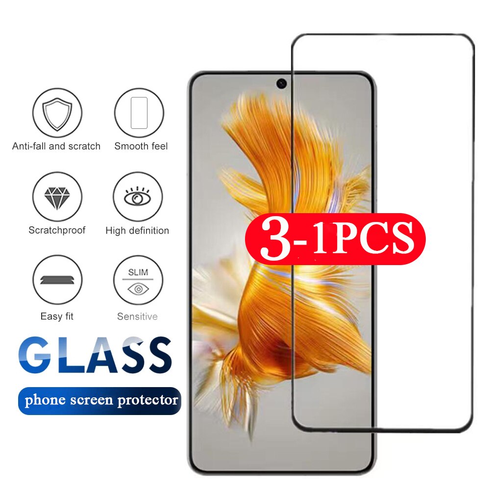 3/2/1pcs tempered glass for huawei Mate 50E 30 30E 40 pro plus 40E 50 RS lite phone screen protector Full cover protective film