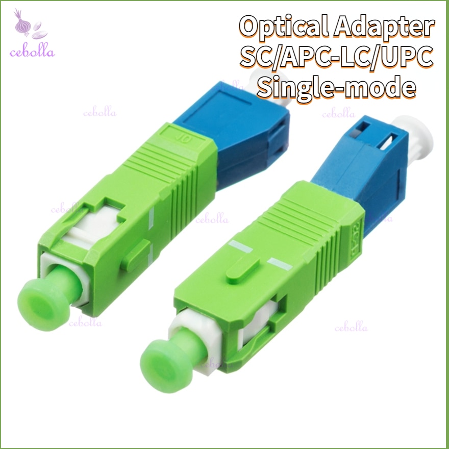 Original 5pcs/lot Optical Adapter Single-mode SC/APC-LC/UPC Fiber Optic SC Male to LC Female Optical Adapter SM Free Shipping