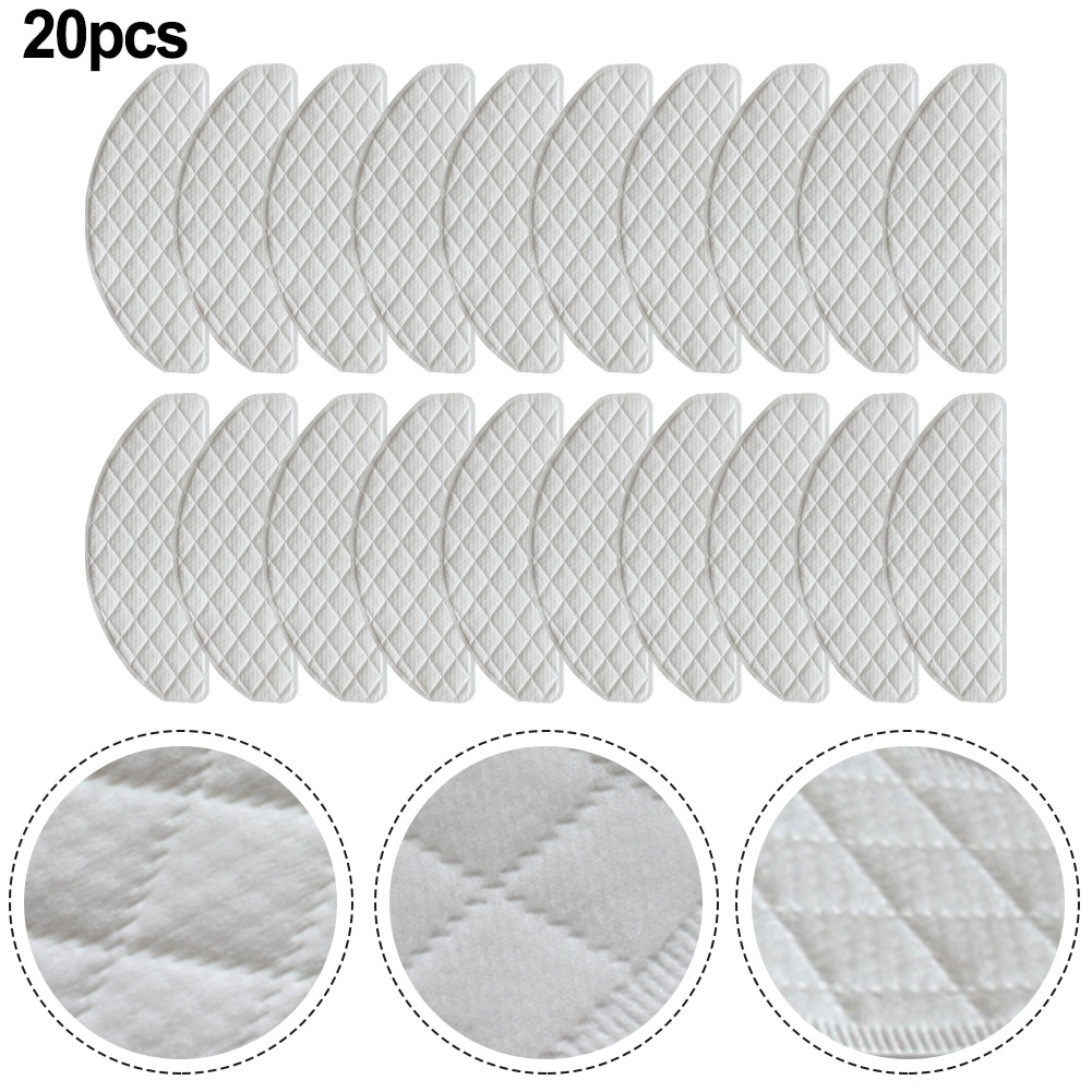 20pcs For Imou L11-A L11 Vacuum Cleaner Accessories Mop Pad Microfiber Cloth Spray Carbon Dry And Wet Washing Home Rags