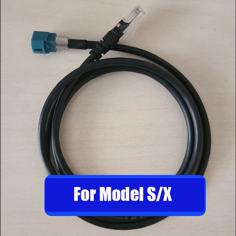 Diagnostic Service Cable Ethernet FakraHSD for Toolbox Tesla Model S/X 2012-2016