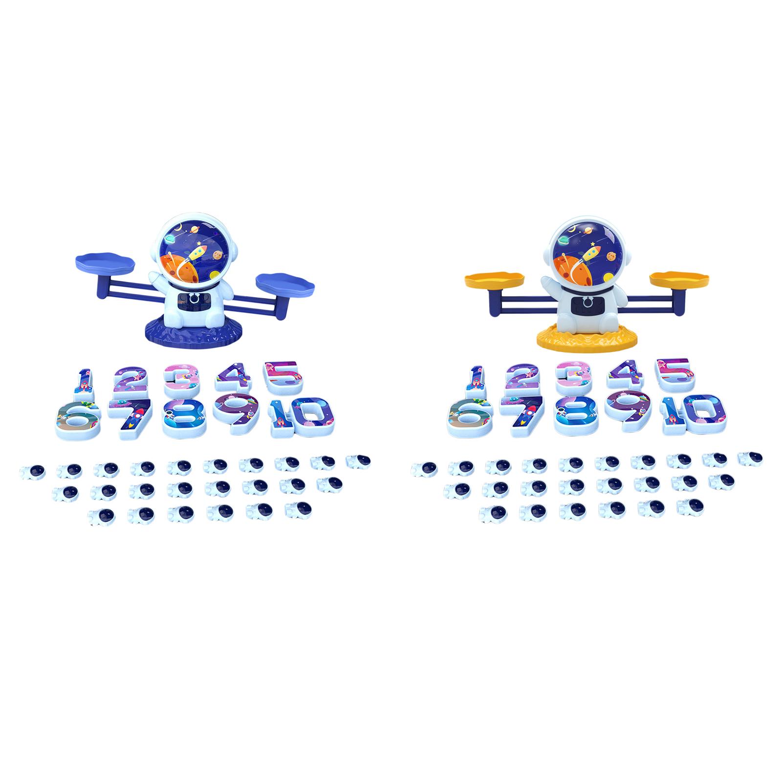 Spaceman Digital Graphic Balance Toys Learning Educational Enlightenment Math Learning Toys Games Kids Preschool