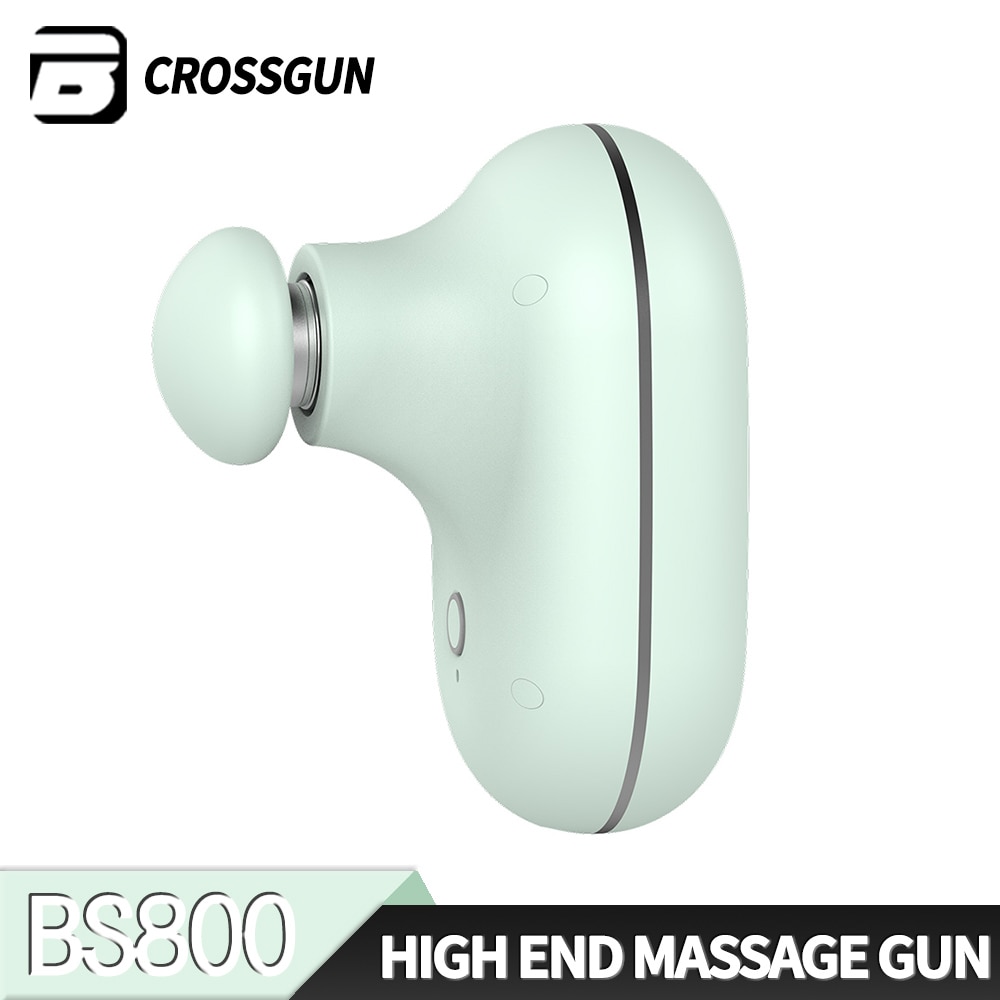 CROSSGUN Mini Massage Gun Electric Portable Body For Deep Muscle Relaxation Neck Back Foot Leg Shoulder Small Massager BS800