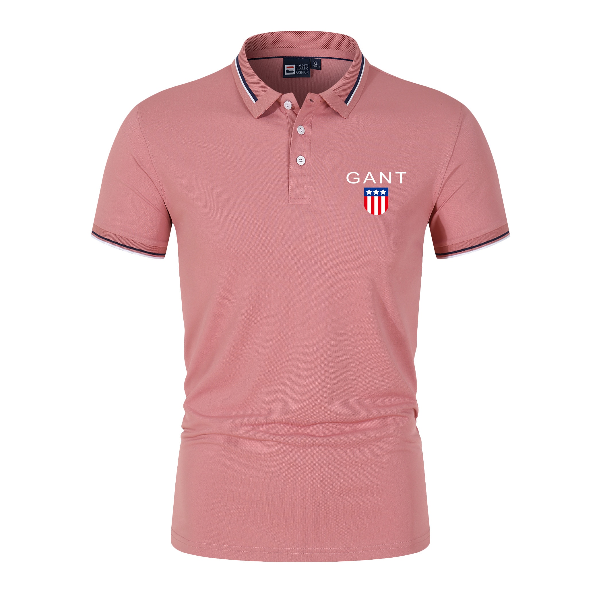 New summer Polo shirt for men and women casual stand collar comfortable breathable top T-shirt for men sports short sleeve