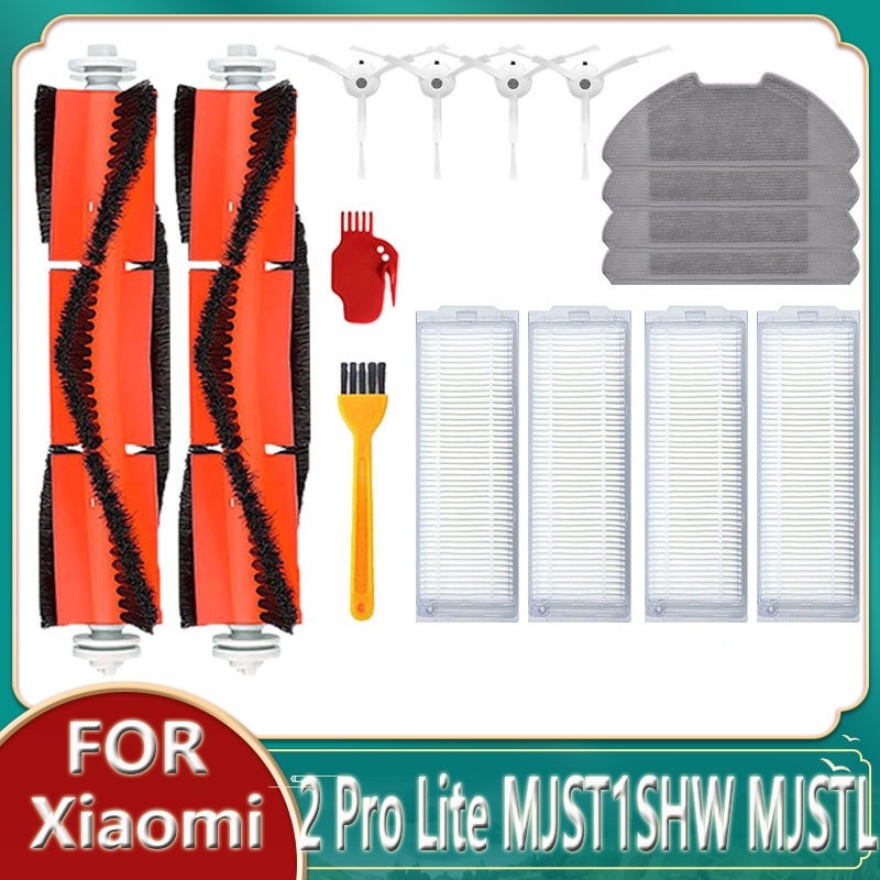 Filter For Xiaomi Mi Robot Vacuum-Mop 2 Pro Lite MJST1SHW MJSTL Mop Cloth Main Side Brush Pares ForMijiaVacuumCleanerAccessories