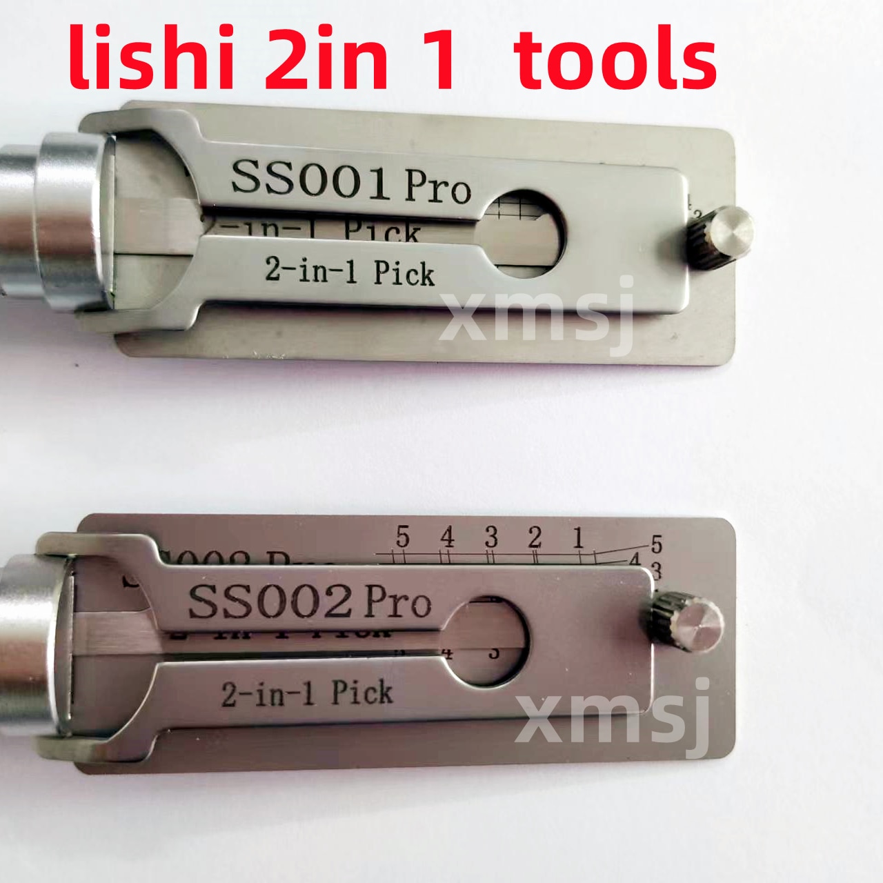 Lishi Decoder 2 in1 Tools SS002pro Lishi SS001pro SC1 SC4 KW1 KW5 For Door Civil Lock Opener Hand ToolProfessional Locksmith