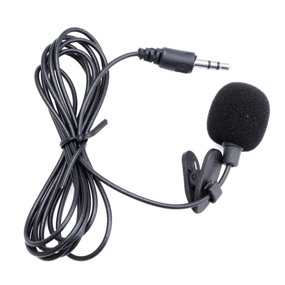 Portable Lavalier Microphone Transmission Ultra Light Handhold Mic 3.5mm Connector Plugs Lavalier Microphone Props Dropship