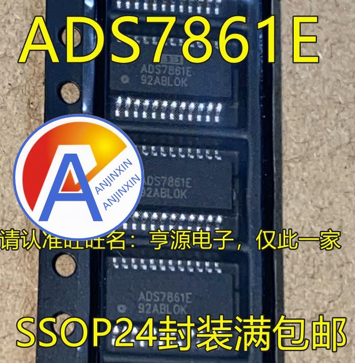 10pcs 100% orginal new ADS7861 ADS7861E SSOP24 feet dense feet ADC analog-to-digital converter