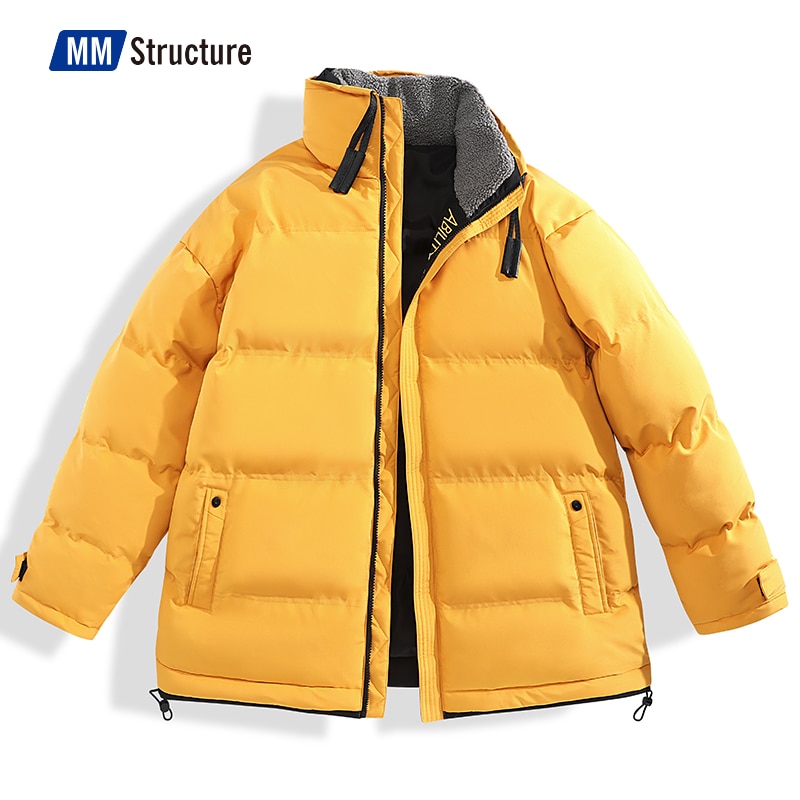 Various Color Basic Bubble Jacket Inside Fluff Warm Men's and Women's Couple Coat Outdoors Warm Basic Solid Puffer Jac