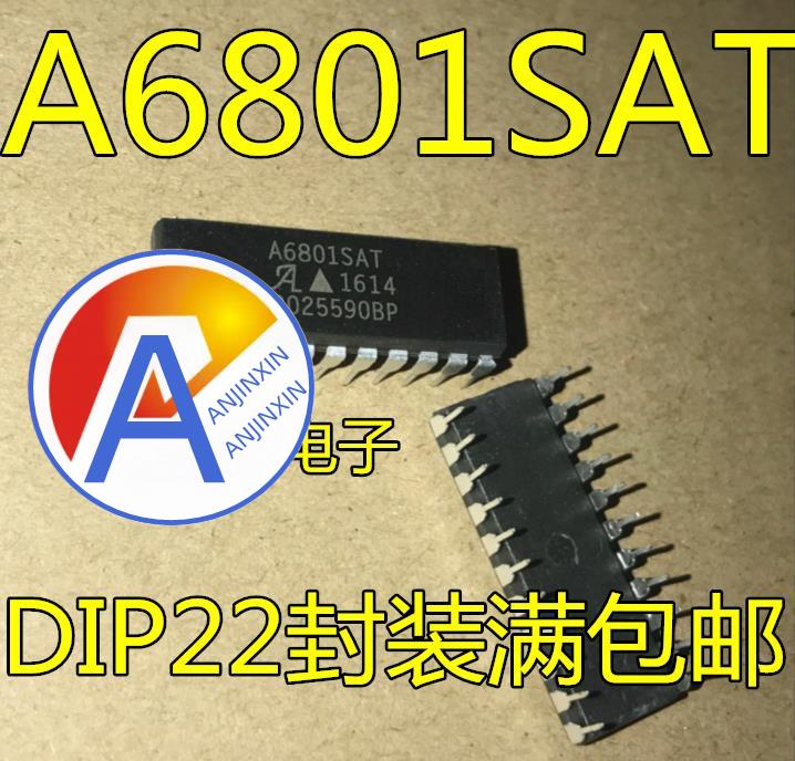 10pcs 100% orginal new A6801 A6801SAT DIP22