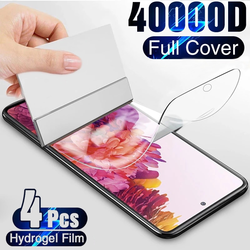 4PCS Hydrogel Film Full Cover For Samsung Galaxy A50 A51 A52 A53 A70 A71 A72 A73 For Samsung A12 A21S A52S A30 Screen Protector