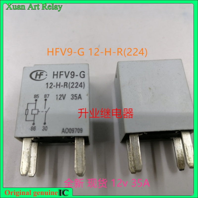 1pcs/lot 100% original genuine relay:Brand new relay HFV9-G 12-H-R(224) 35A 4pins