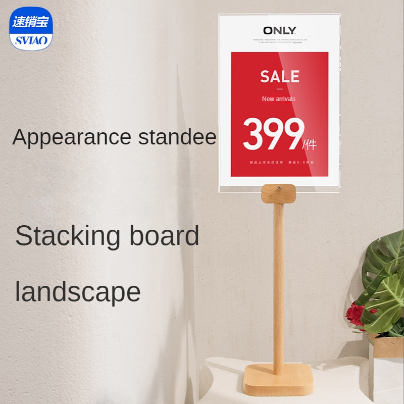 Sviao A4 price display board Acrylic promotion signboard a4 card racks billboard small brand