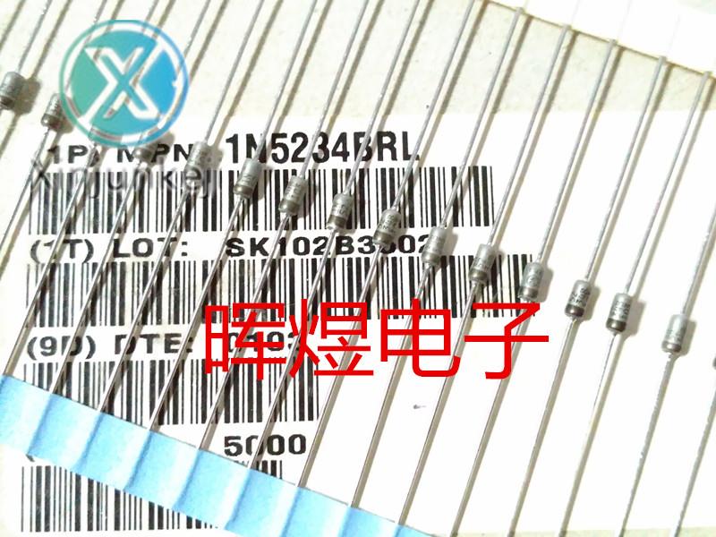 30pcs orginal new 1N5234B 1N5234BRL 0.5W6.2V DO-35 silver
