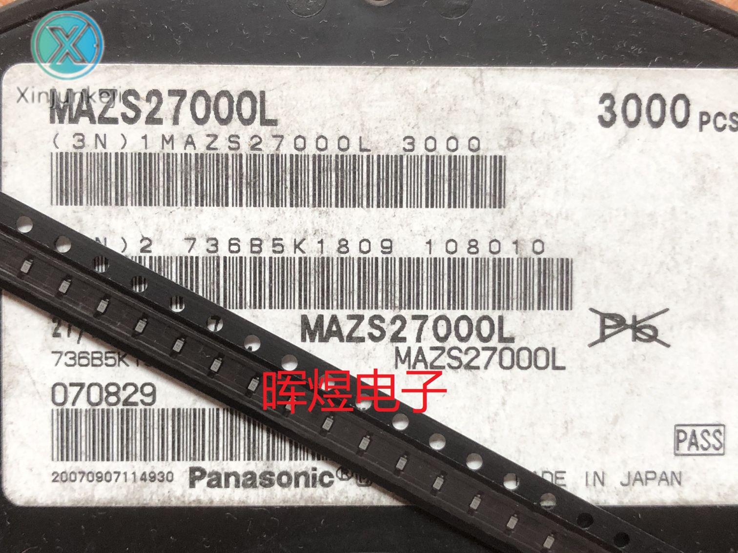 20pcs orginal new MAZS27000L zener diode SOD523 silk screen 27
