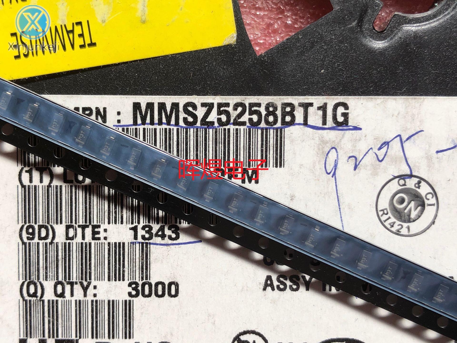 30pcs orginal new MMSZ5258BT1G screen printed M3 SOD123 36V SMD zener diode