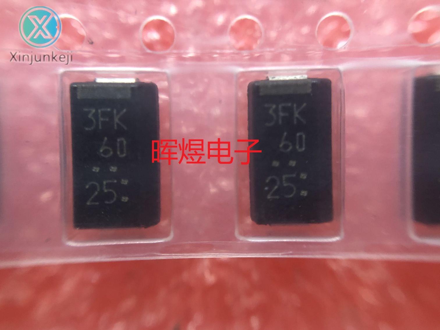10pcs orginal new D3FK60 rectifier diode 3FK60 chip diode 2.1A/600V