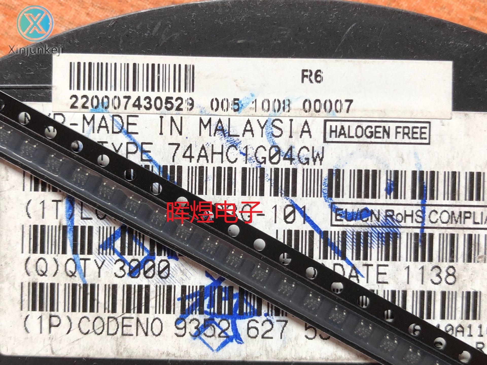 20pcs orginal new 74AHC1G04GW SOT-353 silk screen AC logic IC inverter