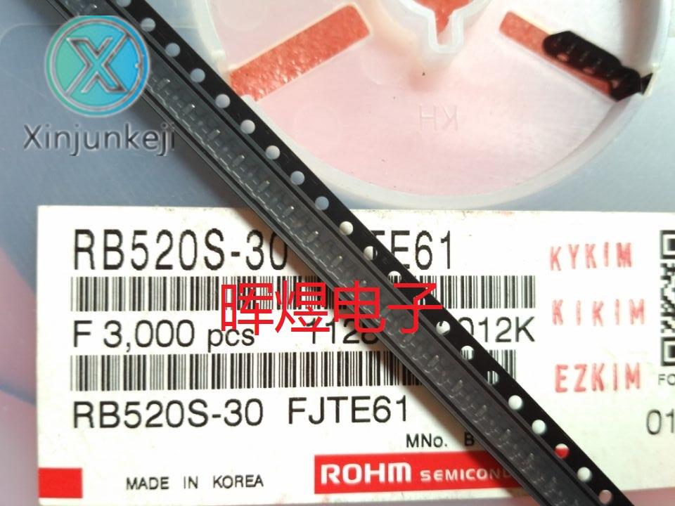 30pcs orginal new RB520S-30 FJTE61 0603 Silk screen: B