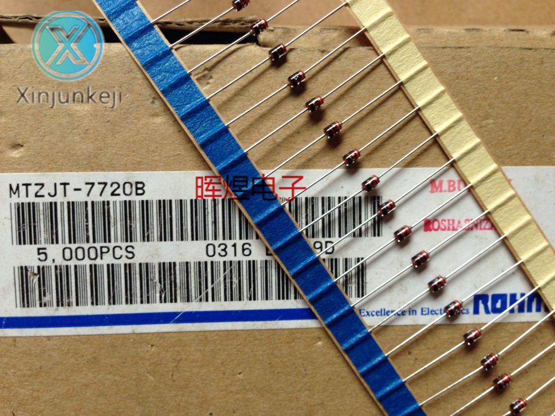 30pcs orginal new MTZJ T-77 T-72 20 A B C DO-34 1/3W 20V voltage stabilizing pipe