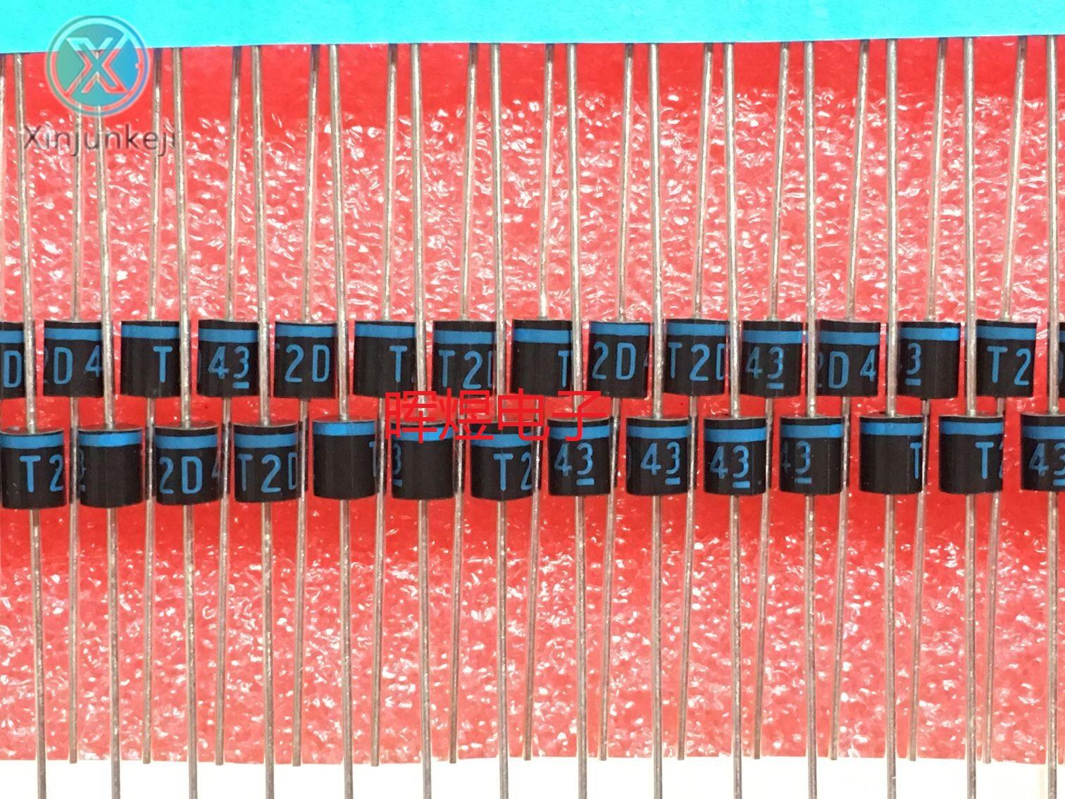 10pcs orginal new T2D T2D * * (diode 02D) plasma power blue ring
