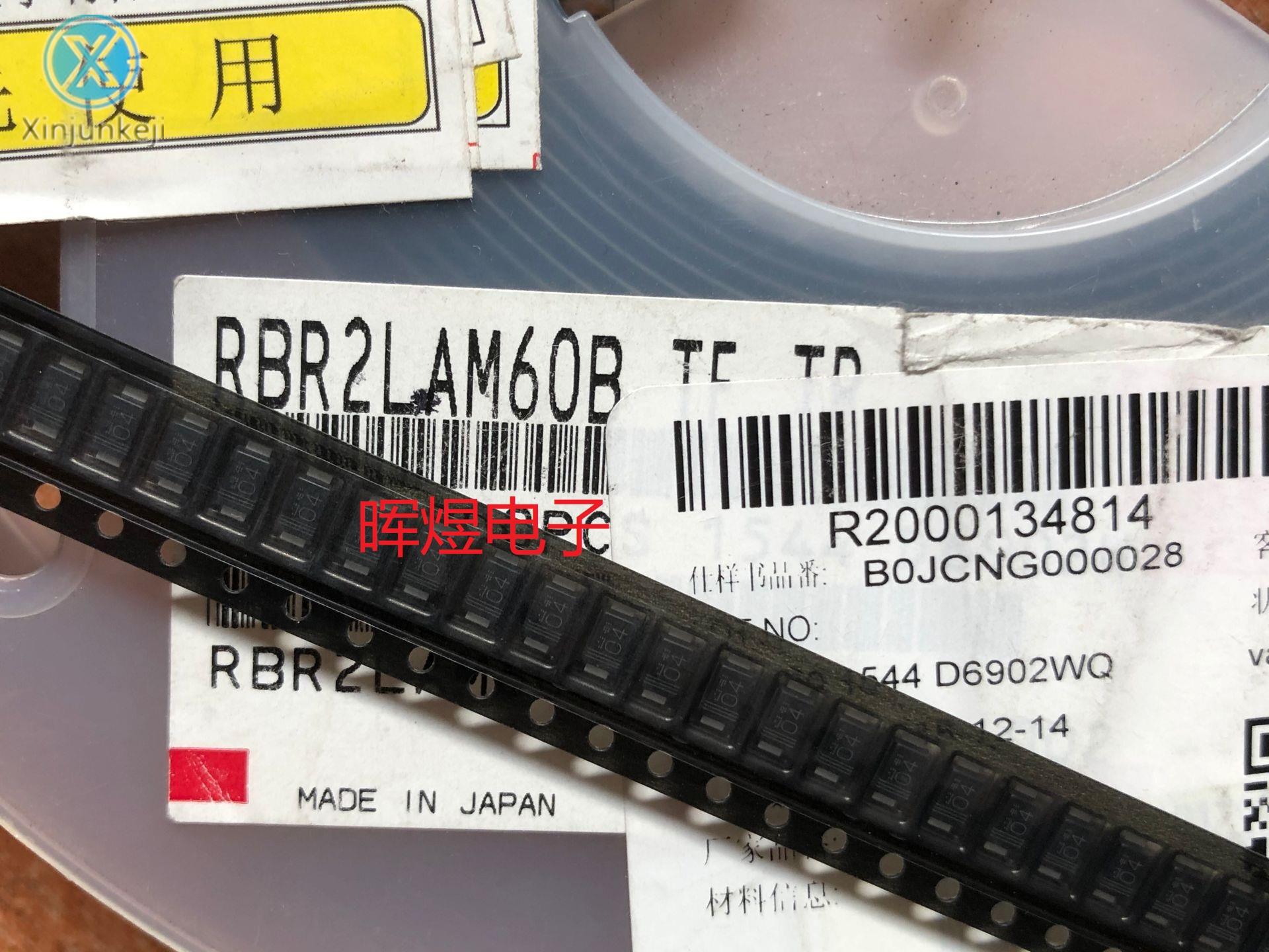 10pcs orginal new RBR2LAM60BTFTR Schottky bipolar SOD128 silk screen 04 2A60V