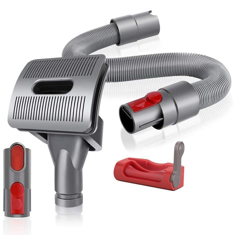 4Pcs Vacuum Attachment Dog Cat Pet Bed Brush Groom Tool Compatible for Dyson V11 V10 V8 V7 Vacuum Cleaner Accessories