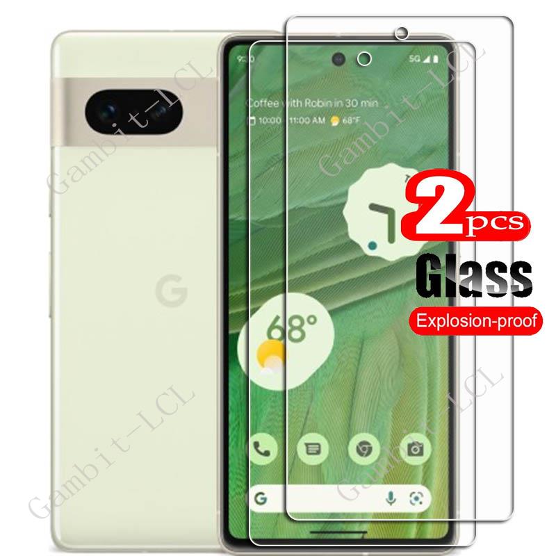 For Google Pixel 7 Tempered Glass Protective ON GooglePixel7 Pixel7 GVU6C, GQML3 6.3Inch Screen Protector SmartPhone Cover Film