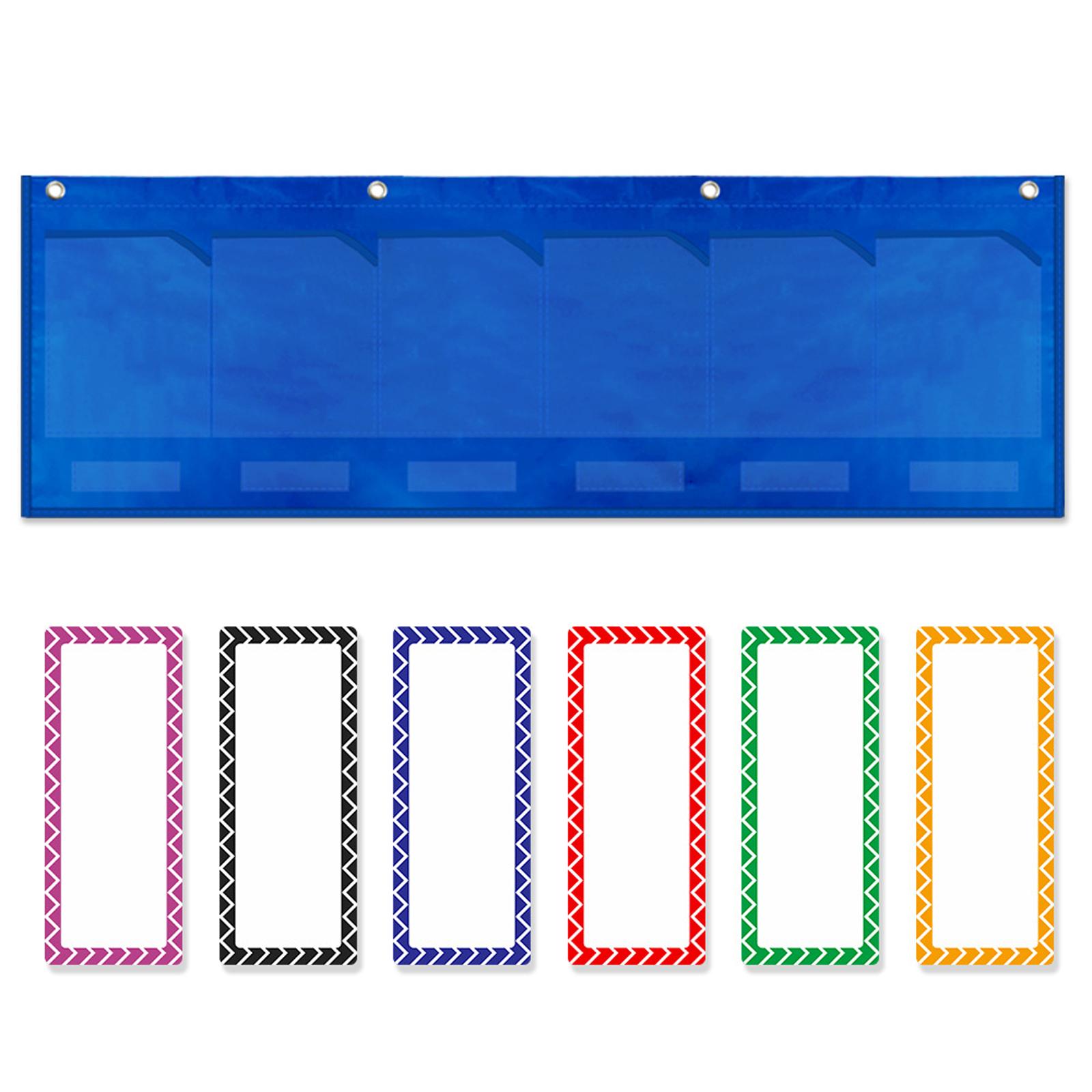 Classroom Pocket Chart Teaching Chart Multipurpose for Teaching Aid Classroom Center