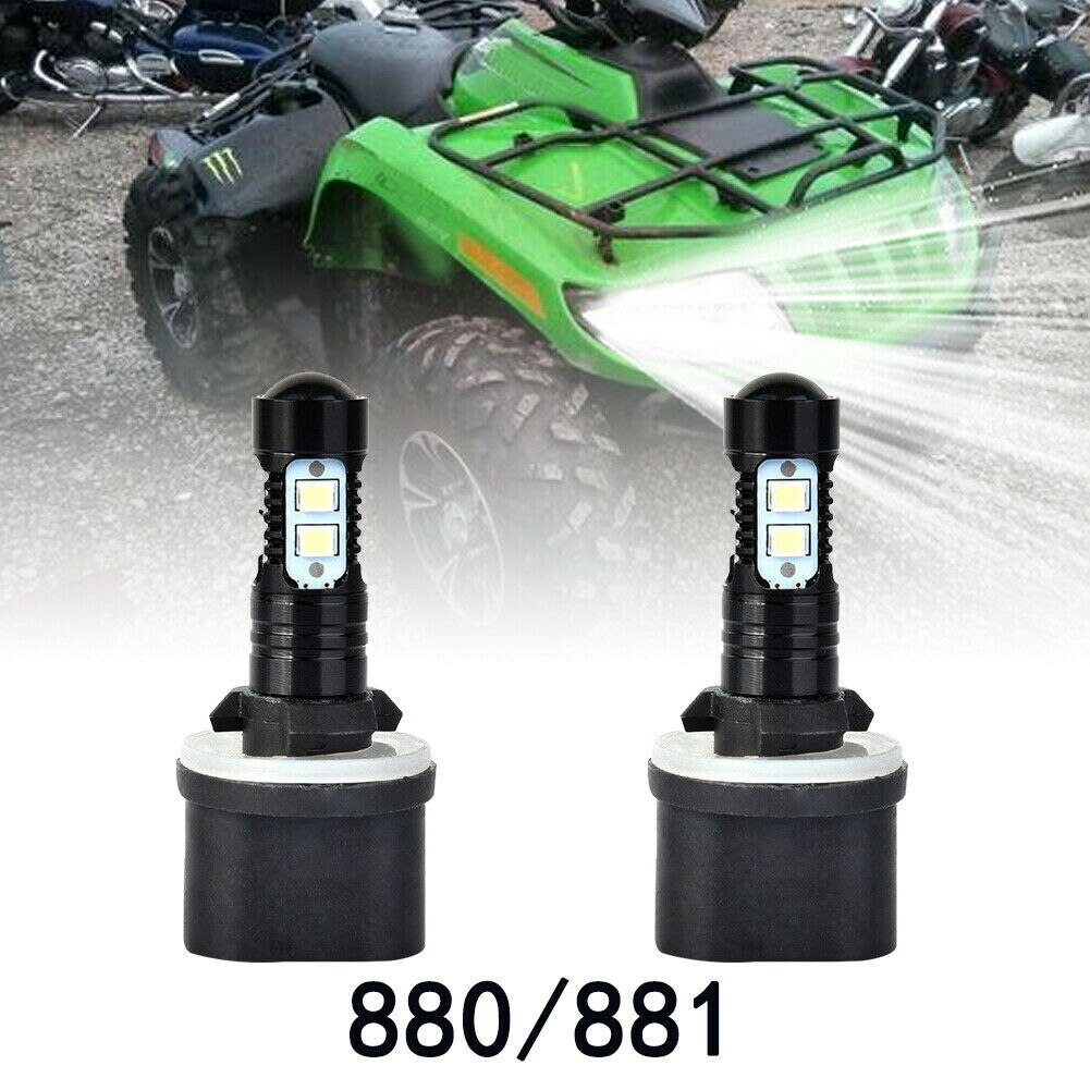 BHFBNI 880 H27 Fog Light Car 50W 10SMD LED Super Bright Bulbs Lamp 6000K 8000K Auto Plug and Play High Quality12V